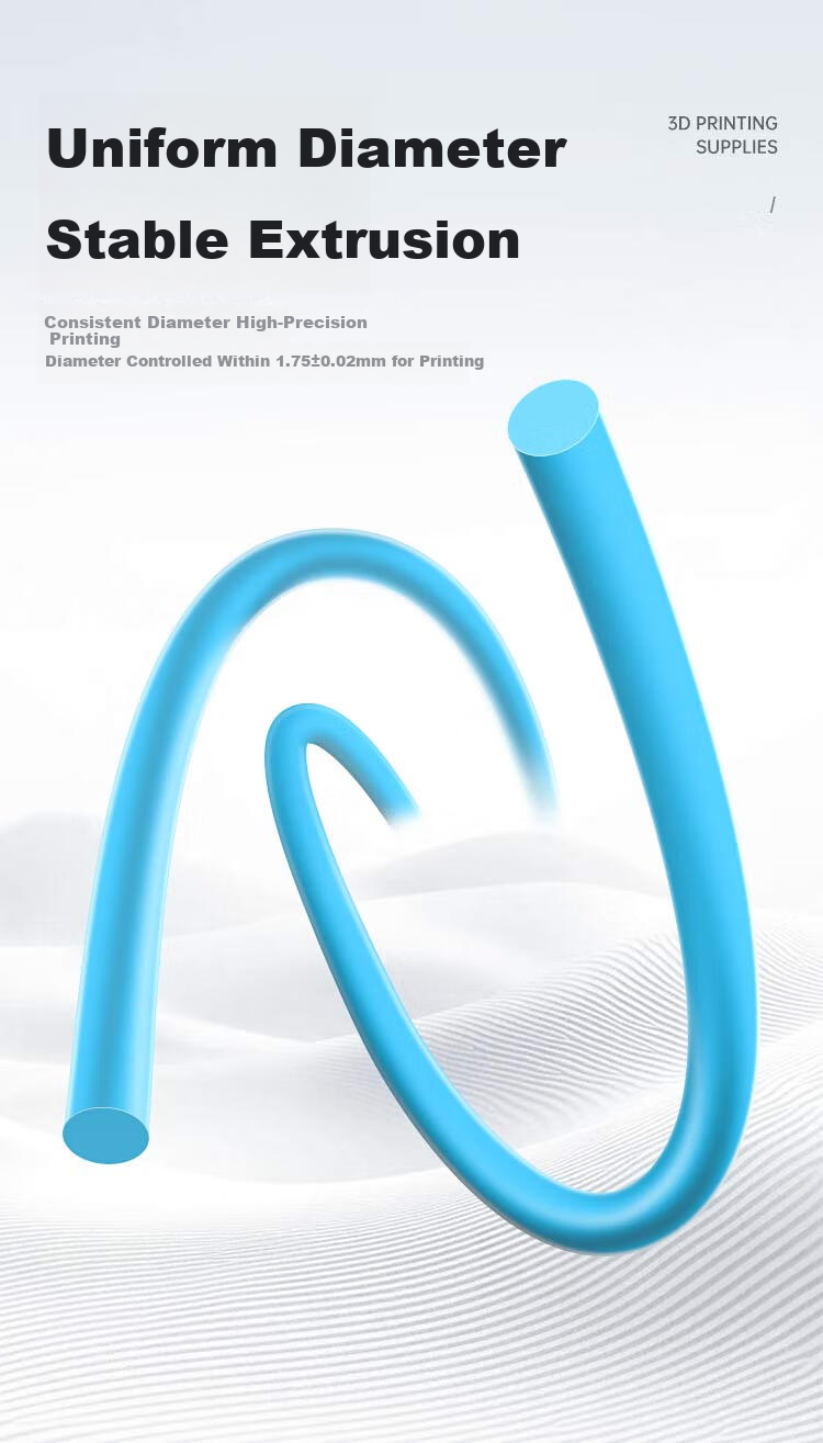 Weiqi 3D Printer Filament PLA Glow-in-the-Dark 1.75mm Compatible with Creality, Elegoo, Zongwei Cube, Aurora 3D Printer Filament Glow Blue 1kg 3