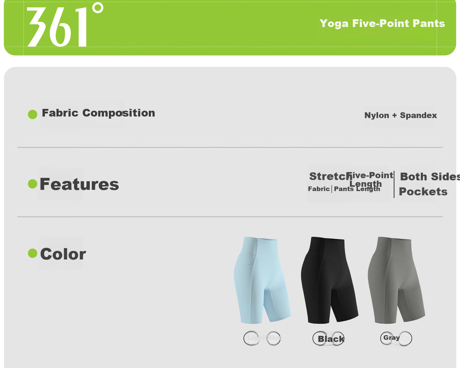 361° Women's Sports Fitness Shorts Badminton Tennis Cycling Outdoor Running Hip-Lifting Slimming Mid-Length Shorts 23