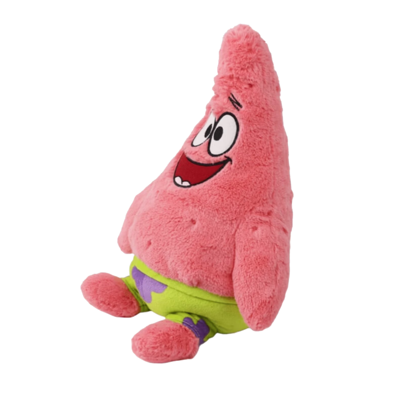 AiWarmies Patrick Star Plush Navel Chubby Doll Stuffed Toy Sleeping Pillow Children's Day Gift for Girls