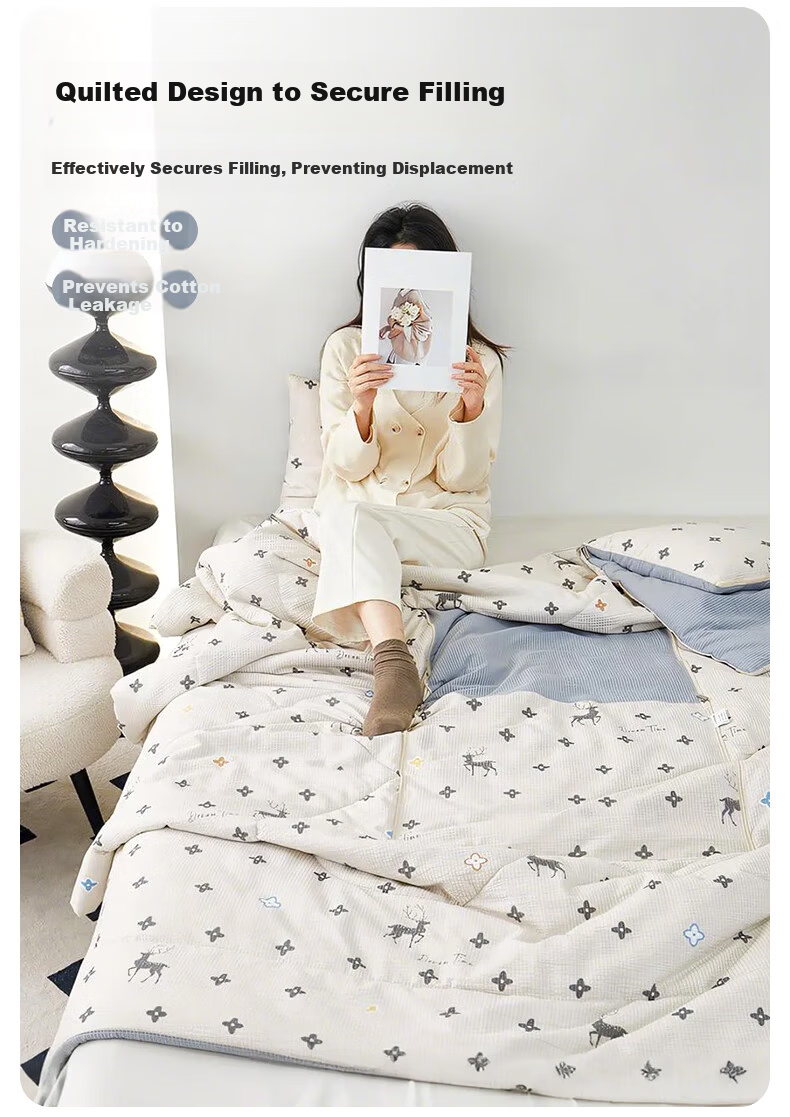 Grace Dual-Use Car Blanket and Pillow Nap Pillow Office Lunch Pillow Bedside Cushion Student Pillow 9
