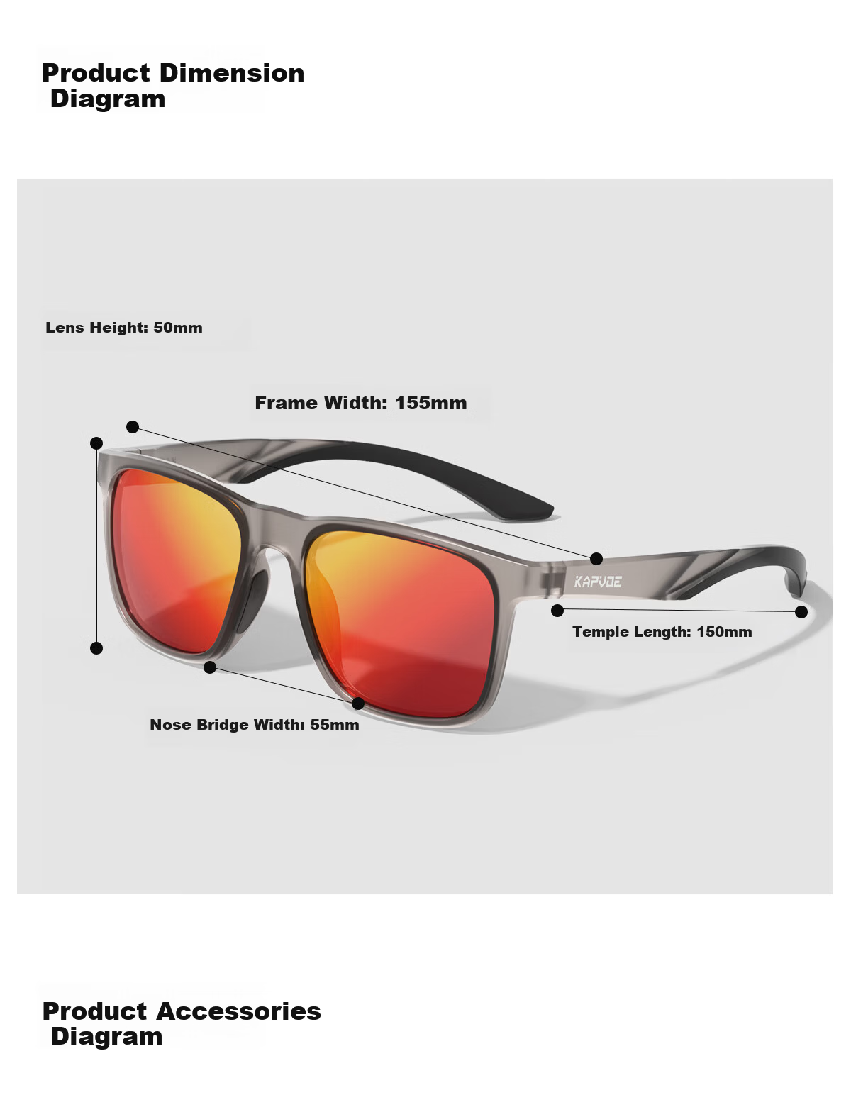 KAPVOE Dandelion Mountaineering Goggles Outdoor Hiking Windproof Glasses Polarized Sunglasses Unisex 29