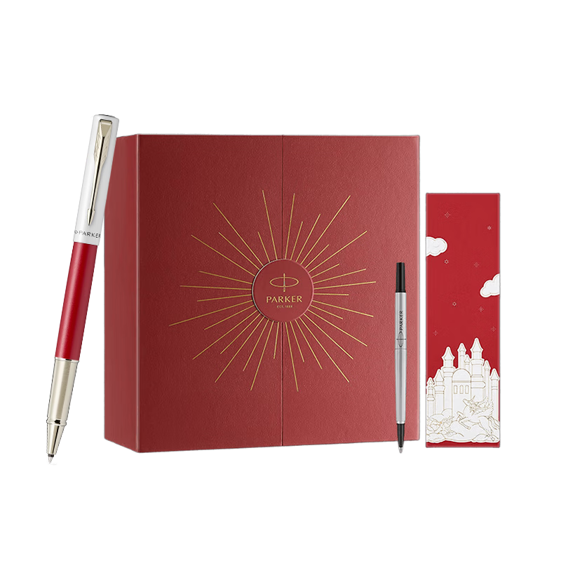 PARKER Horse Year Business Office Special Gift Classic Writing Gift Box Weiya XL Rhythm Red Ballpoint Pen + Dream Pen Flower Gift Box Mid-Autumn Festival Gift for Good Friends Baitiao Discount
