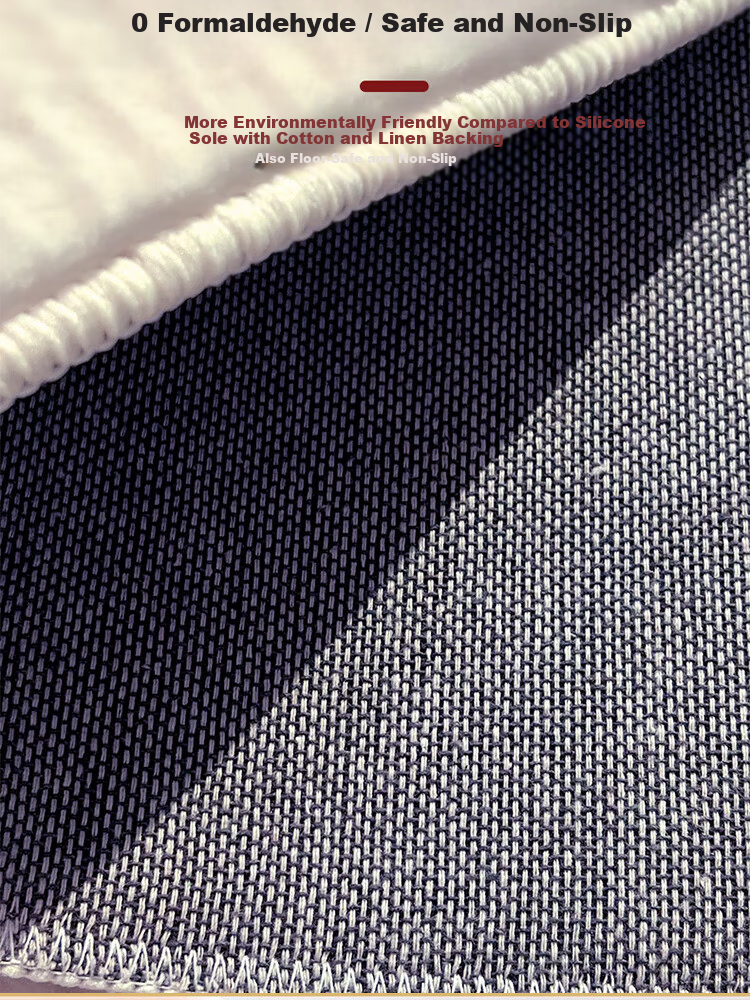 Budisi Plush Bathroom Door Mat, Toilet Entrance Mat, Washroom Floor Mat, Non-Slip Foot Pad for Sink Area, 60*40CM 5