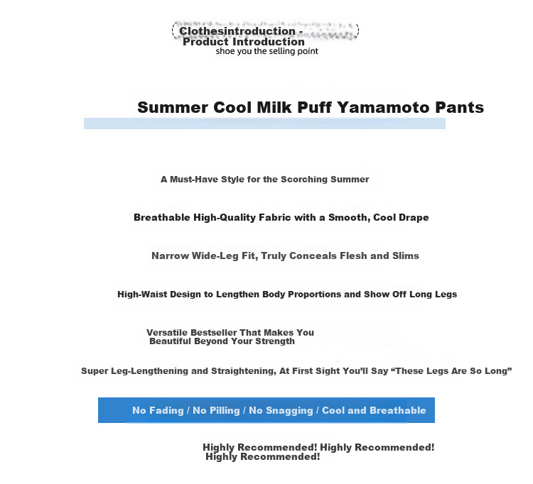 FitonTon Ice Silk Wide-Leg Pants for Women 2026 Summer Thin Draped Milk Fabric Yamamoto Style Loose Slim Casual Trousers 2