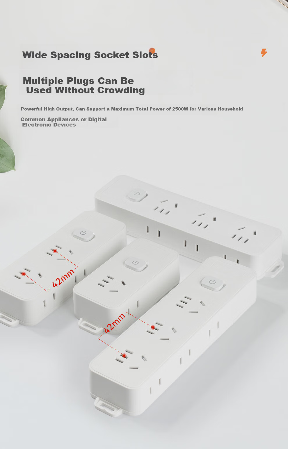 Cici New National Standard Socket/Power Strip/Extension Board/Power Board/White Wireless Side Plug CC-B131 [No Cable, Requires Self-Wiring] 6