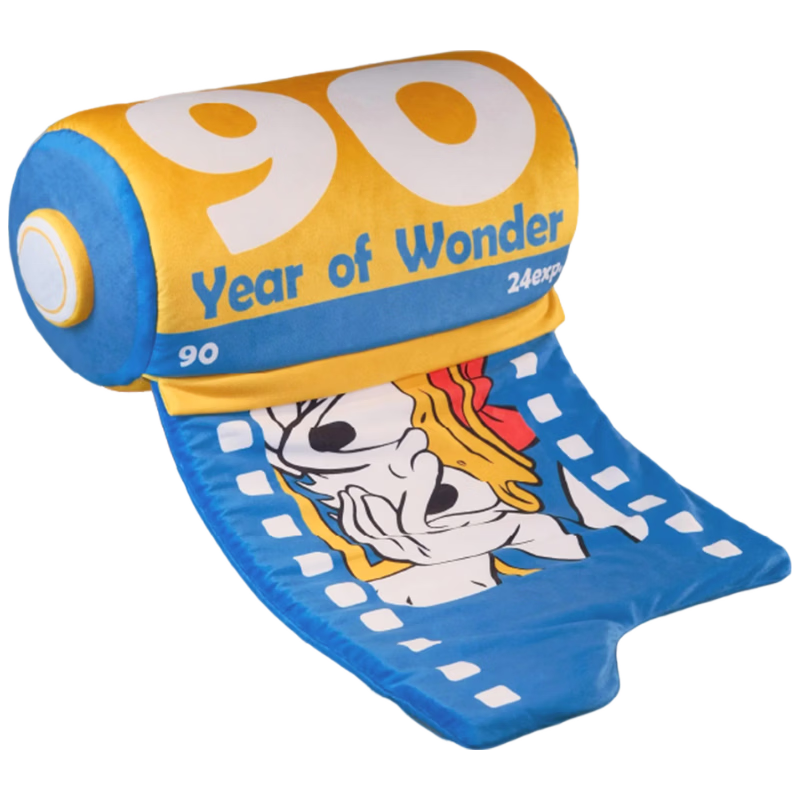 Disney SUNDAYHOME Donald Duck Film Roll Plush Creative Pillow Trendy Outfit Birthday Gift Graduation Gift