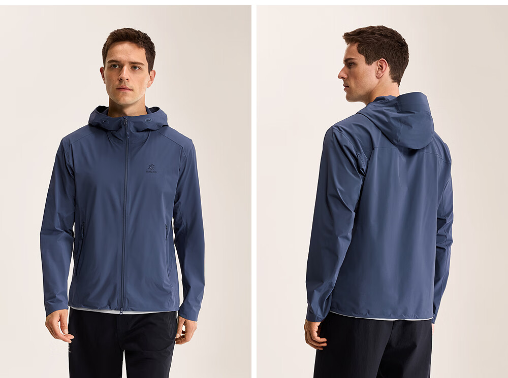 KAILAS M3-X Men's Softshell Jacket Outdoor Hiking Durable Stretch Breathable Lightweight Windproof Hooded Summer Coat 8