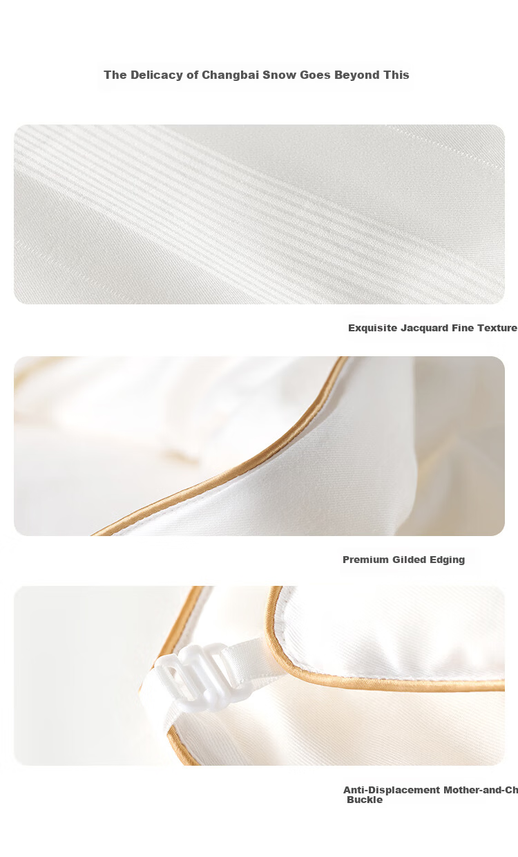 JD Jingzao Changbai Snow 100% Natural Silk Spring and Autumn Quilt - 220*240cm 12