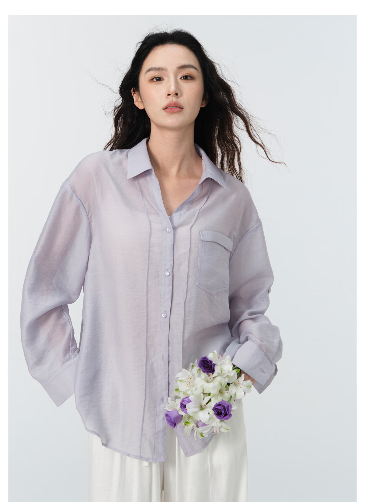 RA&RN RARN/Love Like You Lightweight Lapel Lyocell Shirt 10