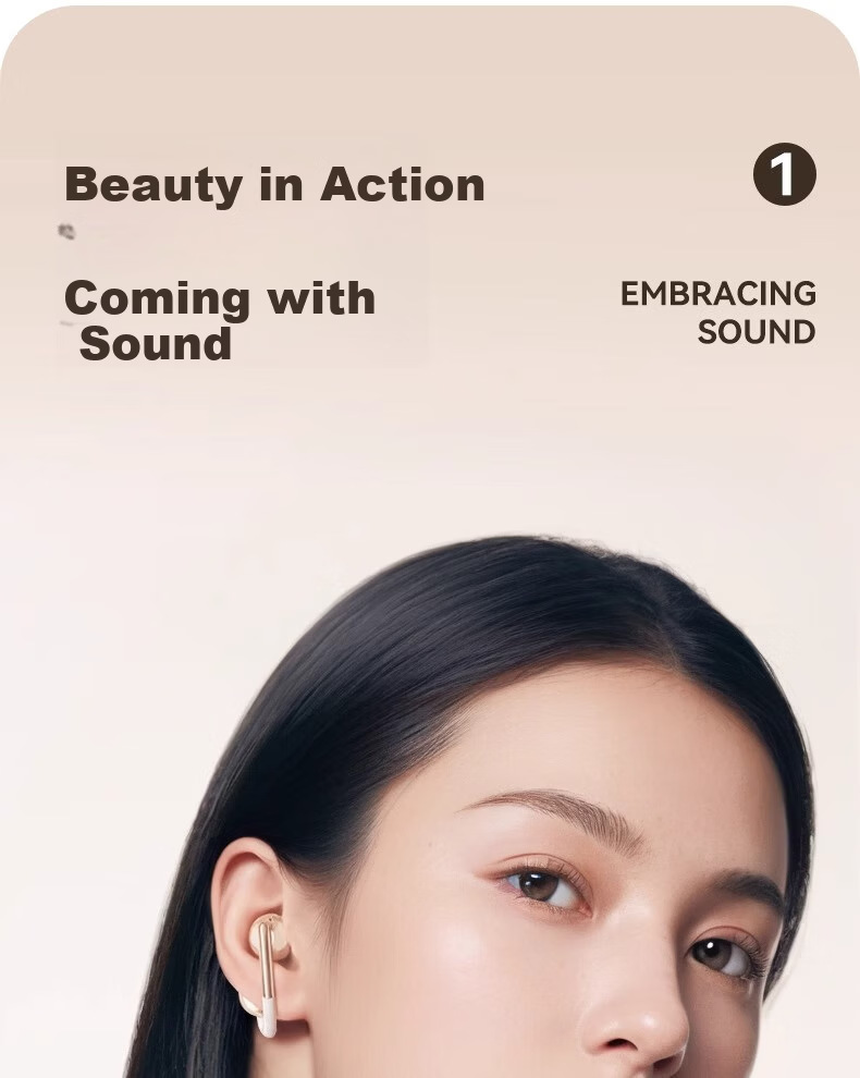 KINYO i9 Dynamic Ring AI Bluetooth Clip-On Wireless Bone Conduction Sports Call Noise-Cancelling Conference Translator Earphones for Xiaomi Apple Purple 18