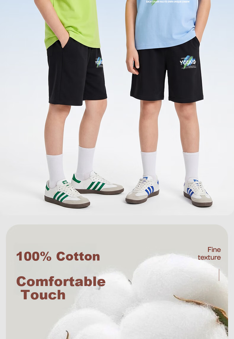 Baleno Boys' Summer Set, 2026 Style, Thin Short-Sleeve T-Shirt And Shorts Two-Piece Suit, Children's Sportswear for Summer 2