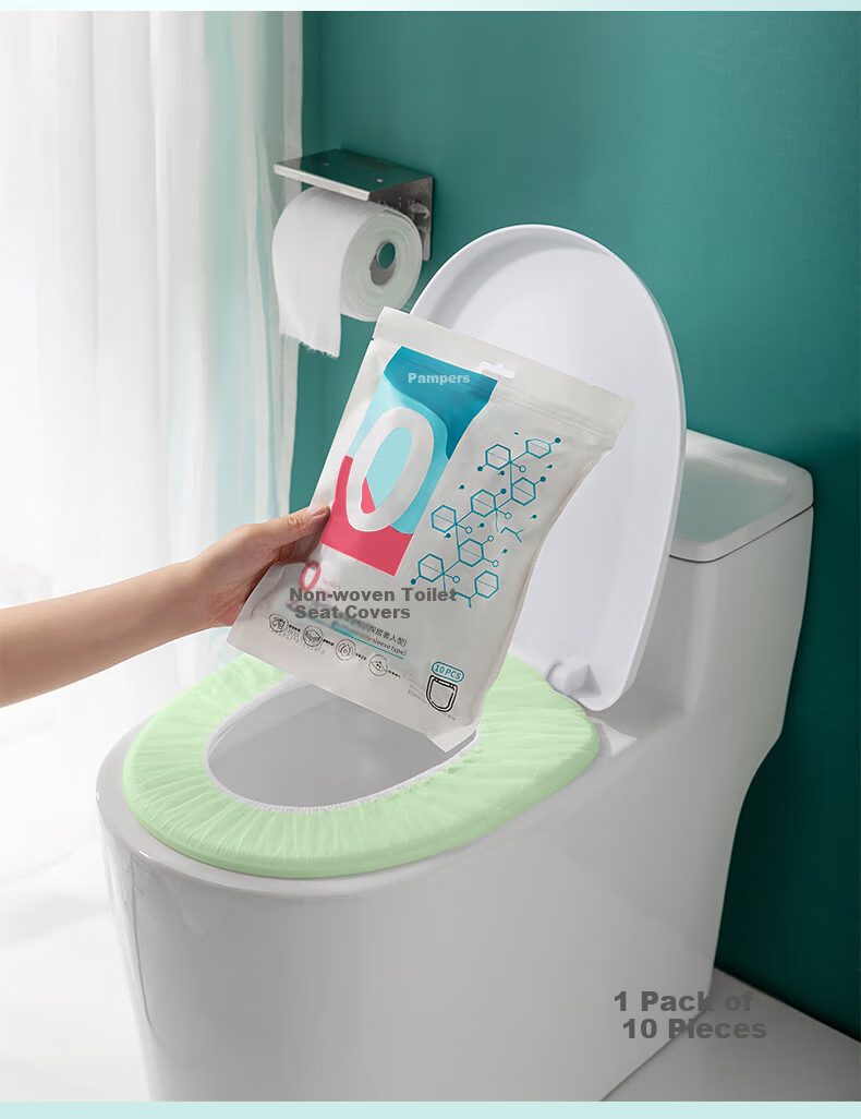 Briars Disposable Toilet Seat Covers, Extended And Thickened, Individually Wrapped, Portable Travel Sanitary Toilet Seat Protectors, 40 Pieces Per Pack 16