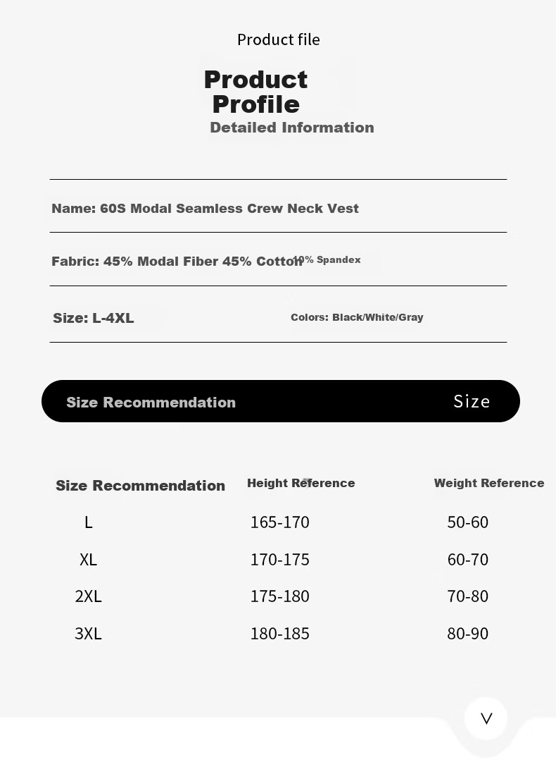 Langsha Men's Modal Cotton Thin Ice Silk Seamless Sleeveless Sports Undershirt White Racerback Vest 9