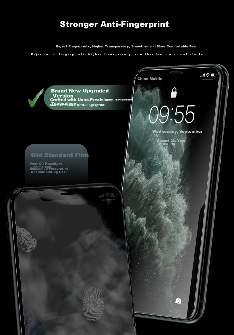 Langke [2-Pack] Tempered Glass Screen Protector for Honor Magic8 Pro, Full Coverage Ultra-Thin HD Curved Glass Anti-Drop Fingerprint Protection Film 5