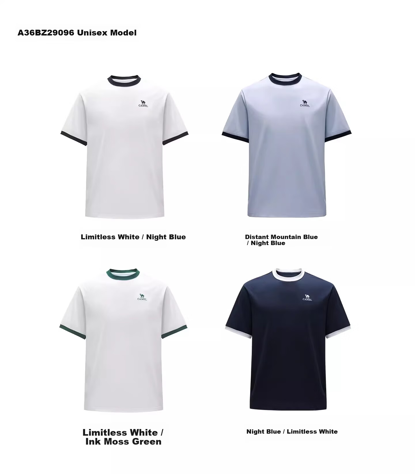 CAMEL Outdoor Quick-Dry Short Sleeve Unisex 2026 Spring Summer Breathable Sports Loose Fit Crew Neck Casual T-Shirt 9096 15