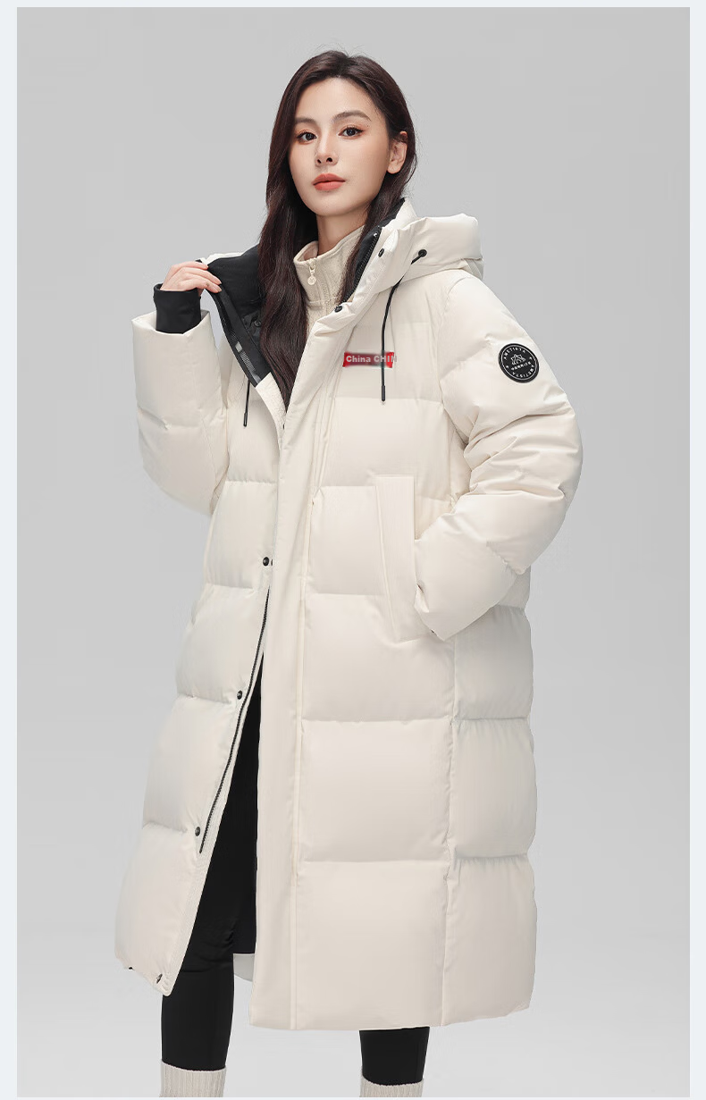 YAYA Wang Yibo Long Down Jacket Unisex Winter Thickened Warm Coat Extreme Cold New Year Edition 10