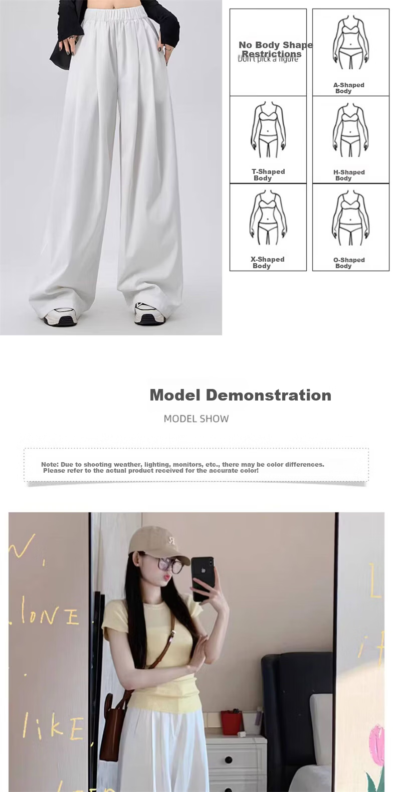 Langsha Japanese Style Yamamoto Pants Women Spring Summer 2026 New High Waist Casual Straight Loose Wide Leg Pants 12