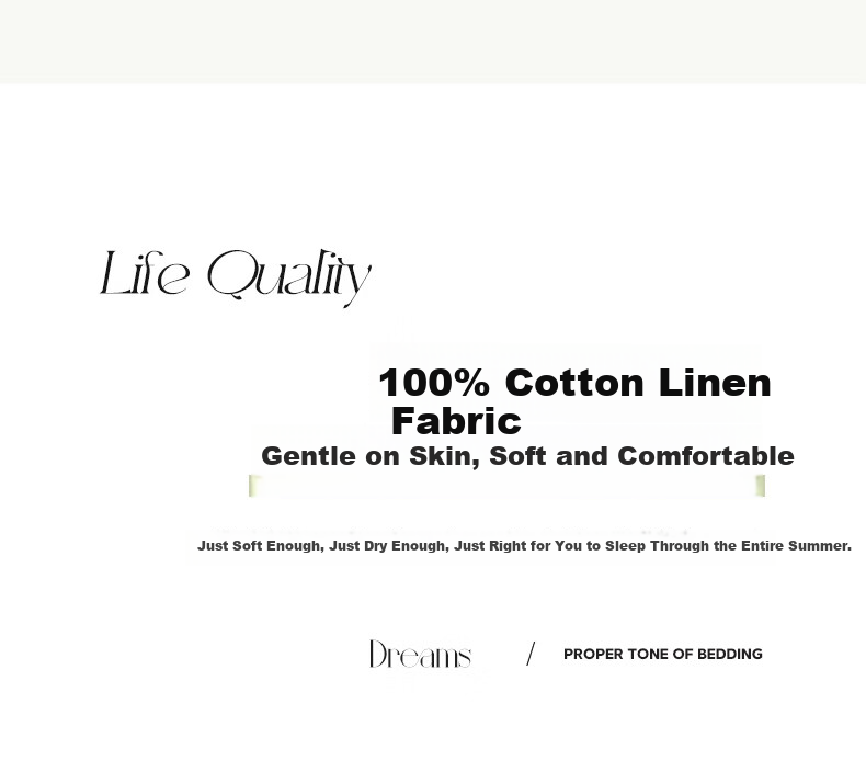 MUJI Class A 100% Cotton Linen Summer Quilt 200x230cm 4