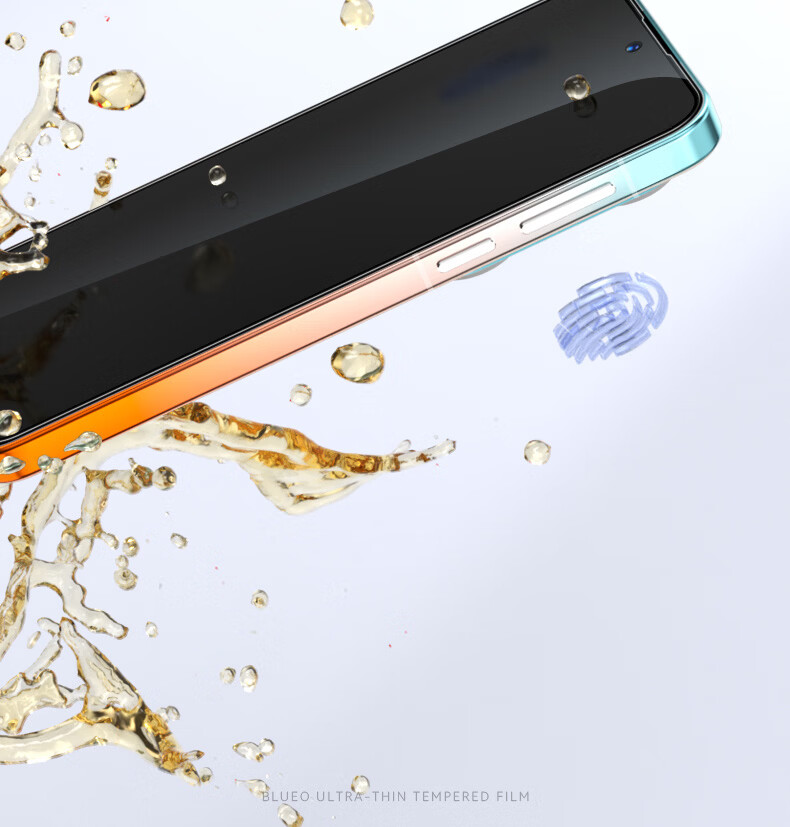 Mr. Blue Gorilla [Clear No Grid] Huawei Pura90promax Screen Protector Pura90promax Tempered Glass Anti-Fingerprint Privacy Dustproof Protective Film 5