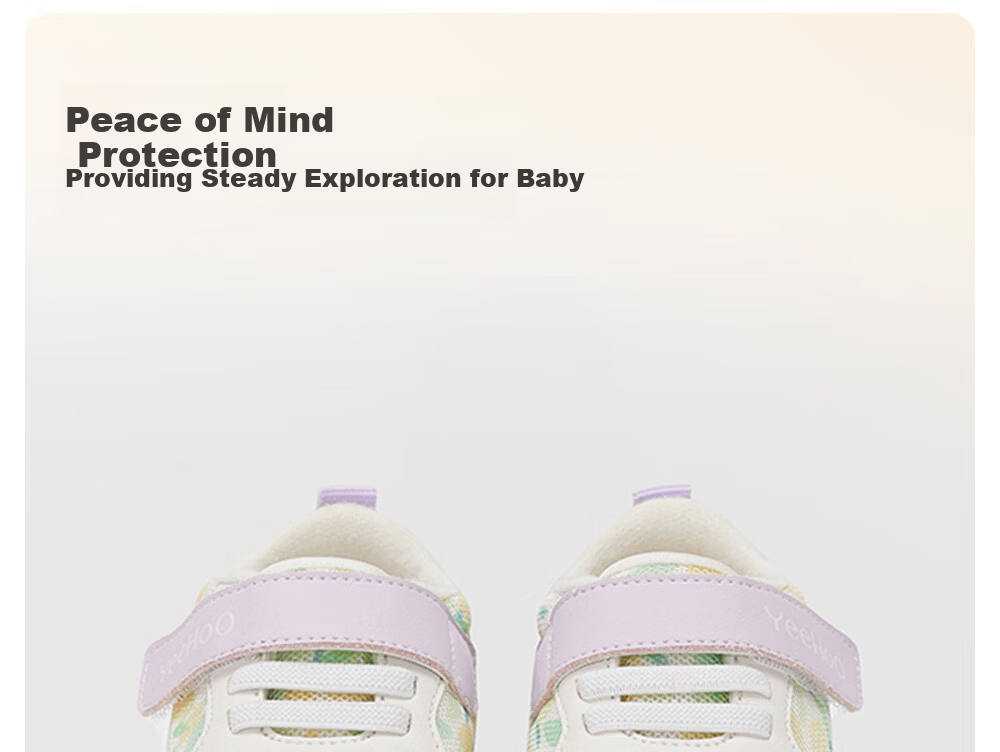 YEEHOO Baby Pre-Walking Shoes Antibacterial Autumn Casual Shoes Spring and Autumn Indoor Comfortable Baby Shoes for Girls 7