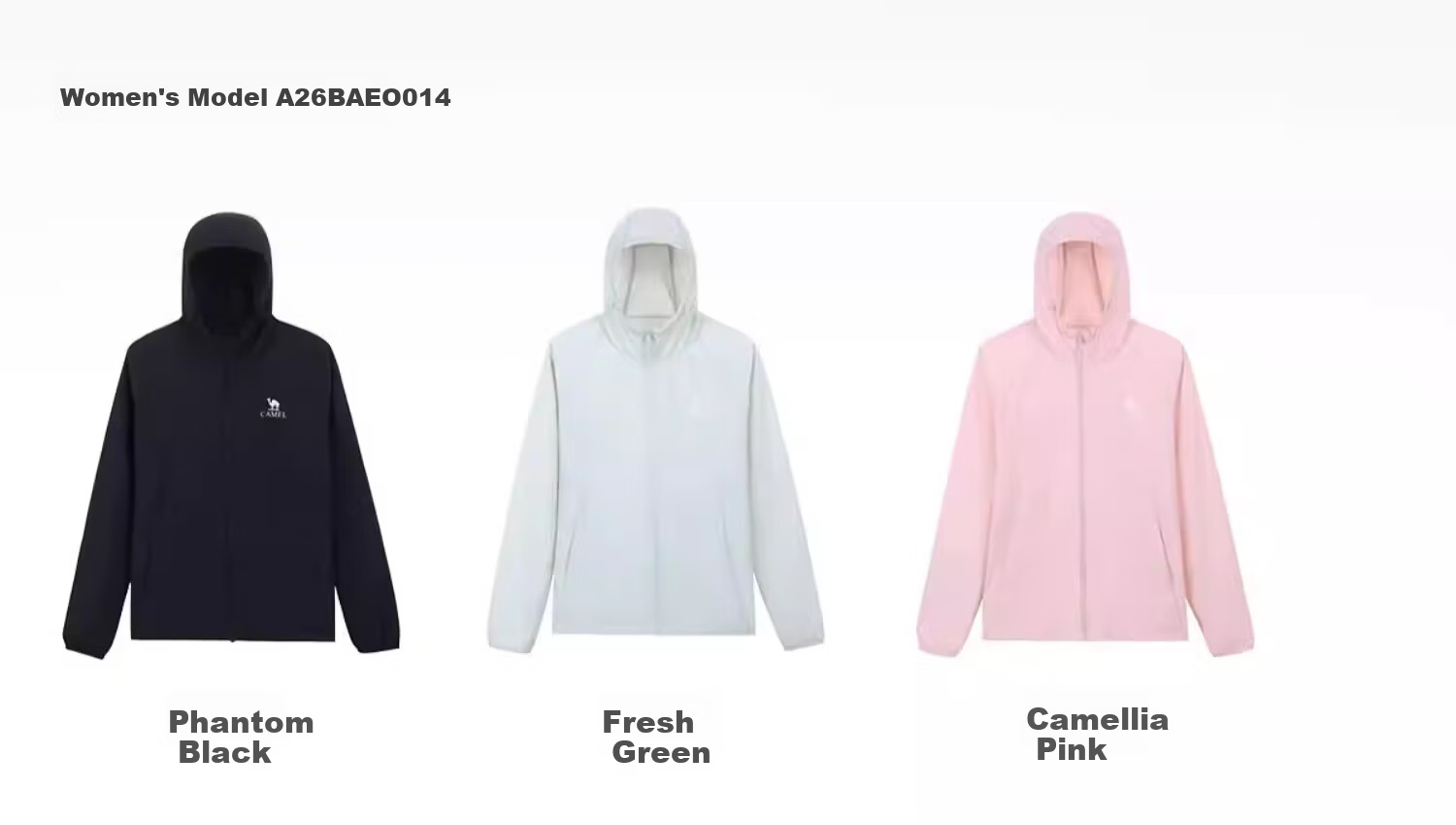 CAMEL Outdoor Original Yarn Sun Protection Jacket 2026 Spring Summer New Unisex UPF1000 Cooling Water-Repellent Sports Jacket O013 24