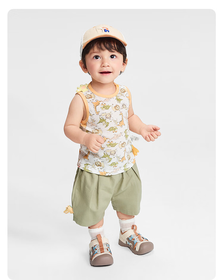 Balabala Baby Vest Infant Top 2026 Summer Breathable Comfortable Cute [Mall Same Style] 20