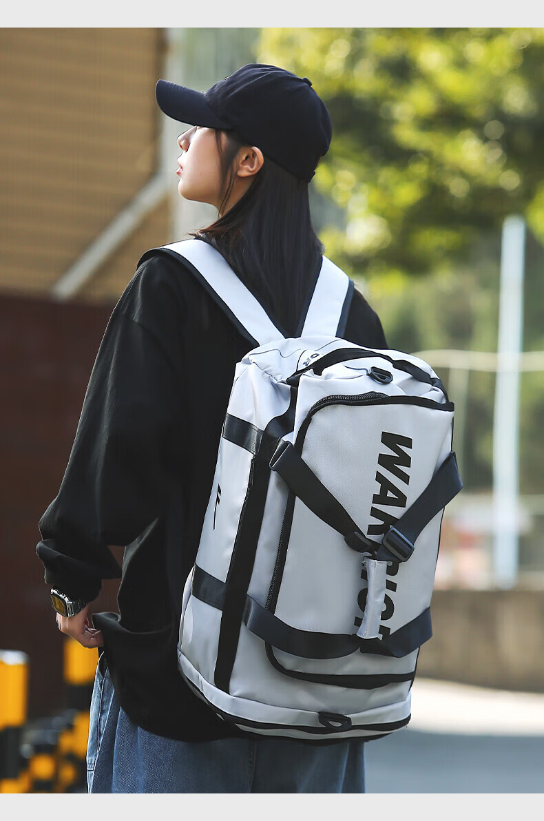 Warrior Large Capacity Travel Tote Bag Men’s Luggage Bag Portable Business Trip Carry-on Short Distance Sports Gym Bag Women’s 16