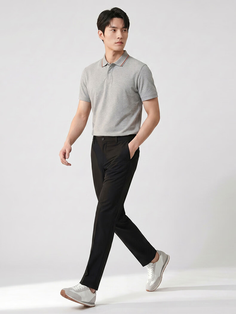 G2000 Multi-Color Cotton Pique Color-Block Collar Short Sleeve Polo Shirt Men 2026 Spring Summer Mall Edition 14