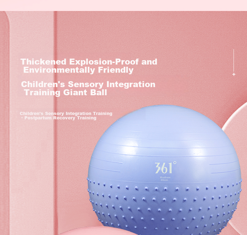 361° Yoga Ball Baby Children Sensory Training Thickened Explosion-Proof Large Dragon Ball Massage Baby Balance Ball 2