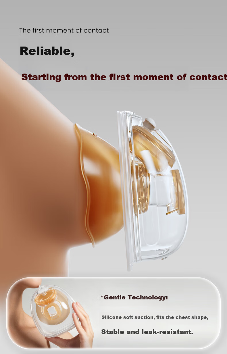 Xinbei Electric Breast Pump Hands-Free Pain-Free Fully Automatic Portable Neck-Hanging Double-Sided High Suction 8168-1 8