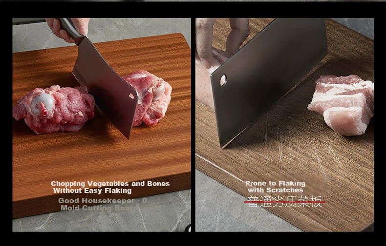 ZhaiQingSong Stainless Steel + Plastic Double-Sided Antibacterial Multifunctional Cutting Board 41x27.2x1.3cm 12
