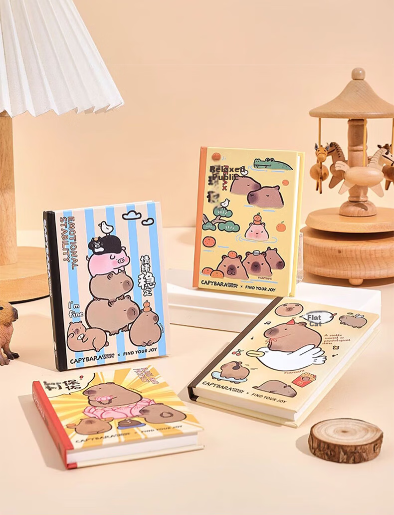 Youth Companion Pocket Notebook 64K Portable Stationery Capybara 8-Pack Gift Ins Stylish Mini Journal Vocabulary Notebook 10