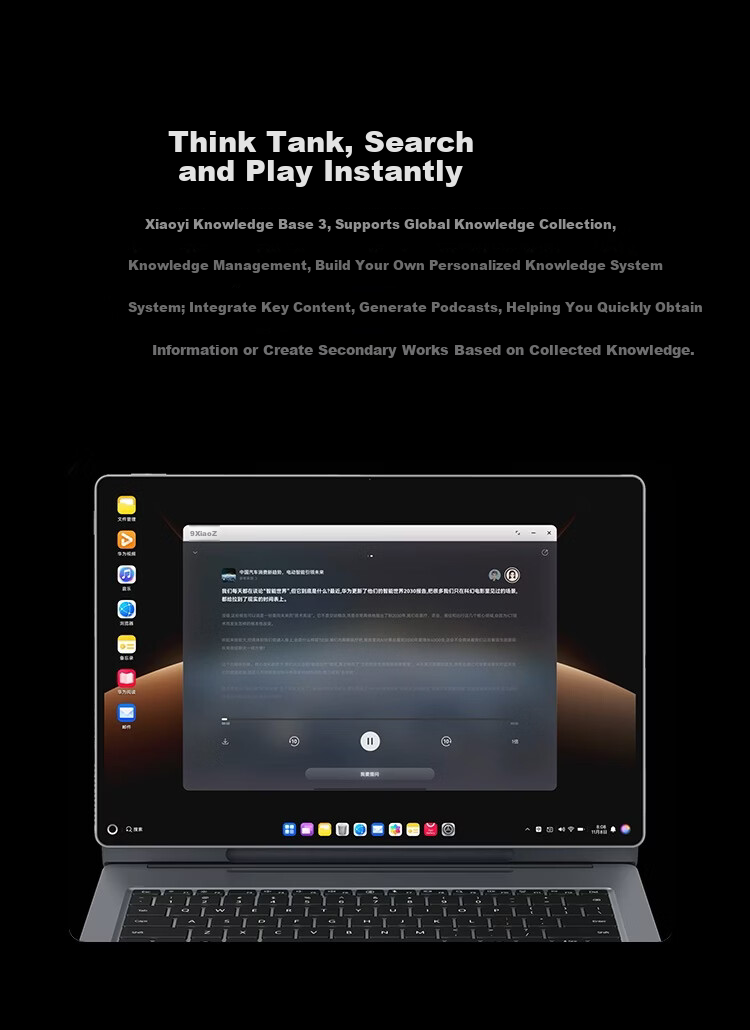 HUAWEI MatePad Edge 14.2-inch HarmonyOS 2-in-1 Tablet Laptop OLED Display Office 24GB+1TB Deep Space Gray 24