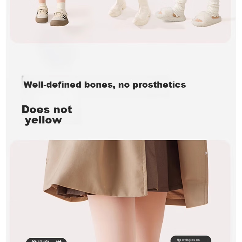 Langsha Kids Autumn Winter Fleece-Lined Thickened Skin-Colored Tights Outdoor Wear Sheer Pantyhose Girls Nude Leggings 6
