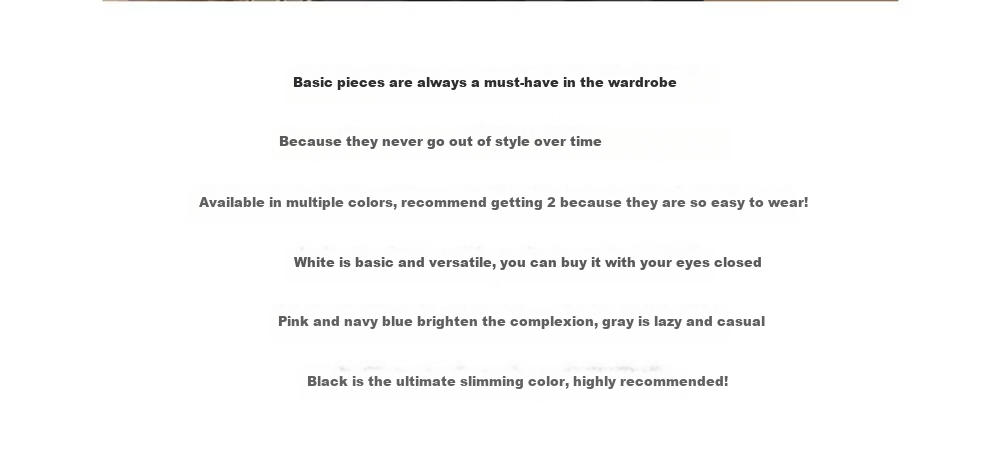 ICH MODE Minimalist Paper Doll Short Sleeve Women's T-Shirt Summer Simple Cool Base Shirt Solid Color Inner Wear Light Gray M 6