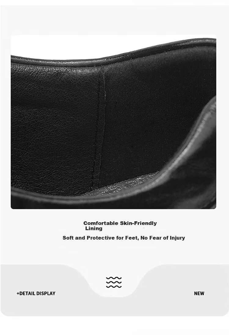 Bull Family Men's British Style Business Formal Leather Shoes Soft Sole Versatile Derby Shoes Commuting Wedding Groom Shoes 18