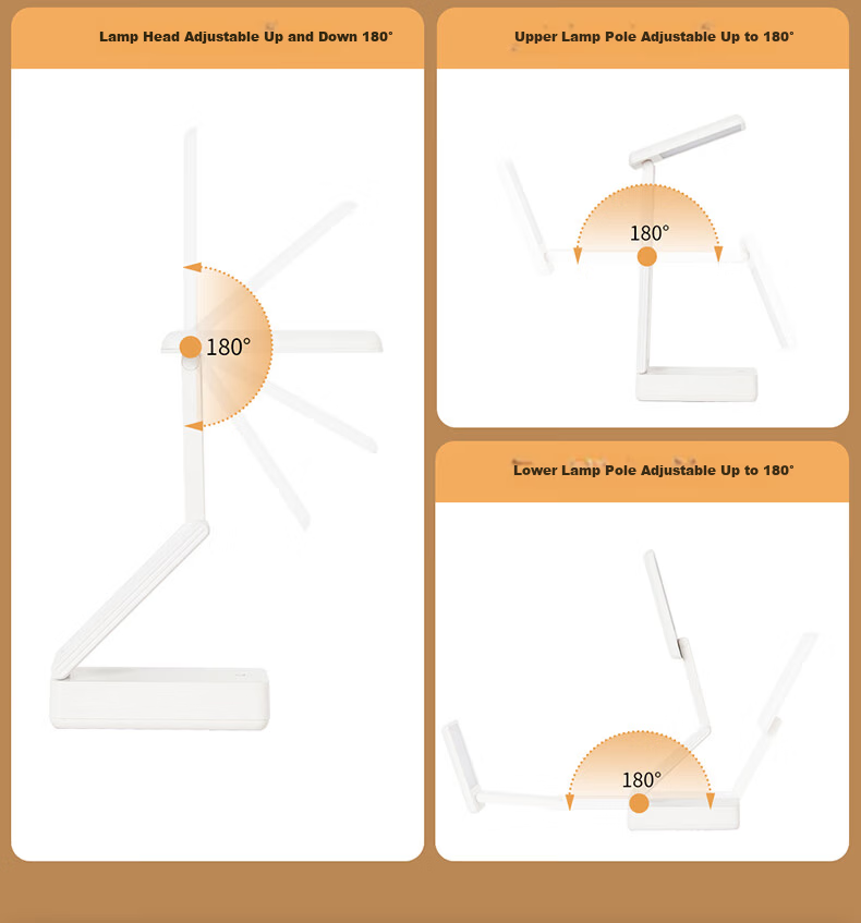 OPPLE Rechargeable Eye Protection Desk Lamp Student Study Lamp 10000mAh Long Battery Life Blue Light Protection Anti-Myopia National Grade A 6