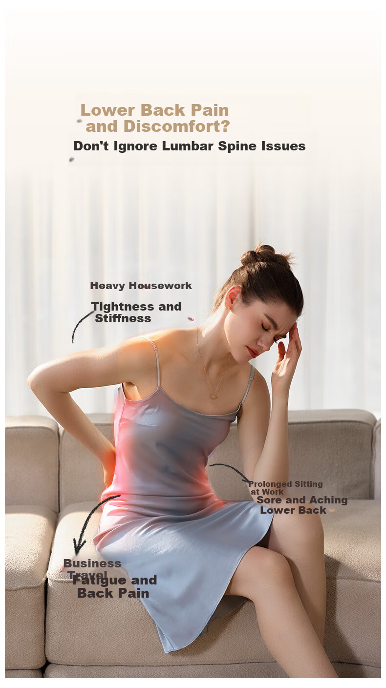 Westinghouse American Westinghouse [Mid-Autumn Festival Gift] BX6-C Waist Massager Shoulder Neck Lumbar Back Massage Device Massage Cushion Office Full Body Pillow for Elders 14