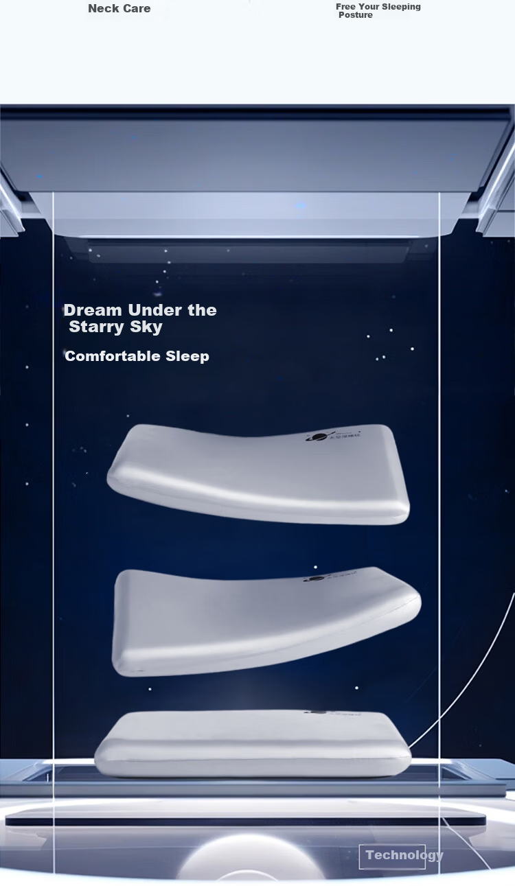 Yuan Life Double Memory Foam Pillow Long Body Integrated Memory Cotton Pillow for Couples and Families 150*35*9cm 3
