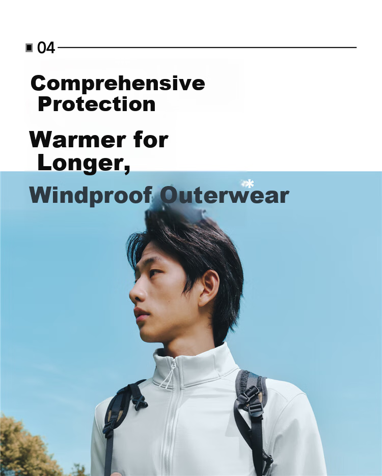 Beneunder Men's Jacket Windproof Fleece Liner Outdoor High Elasticity PM132 Dusk Black L 14