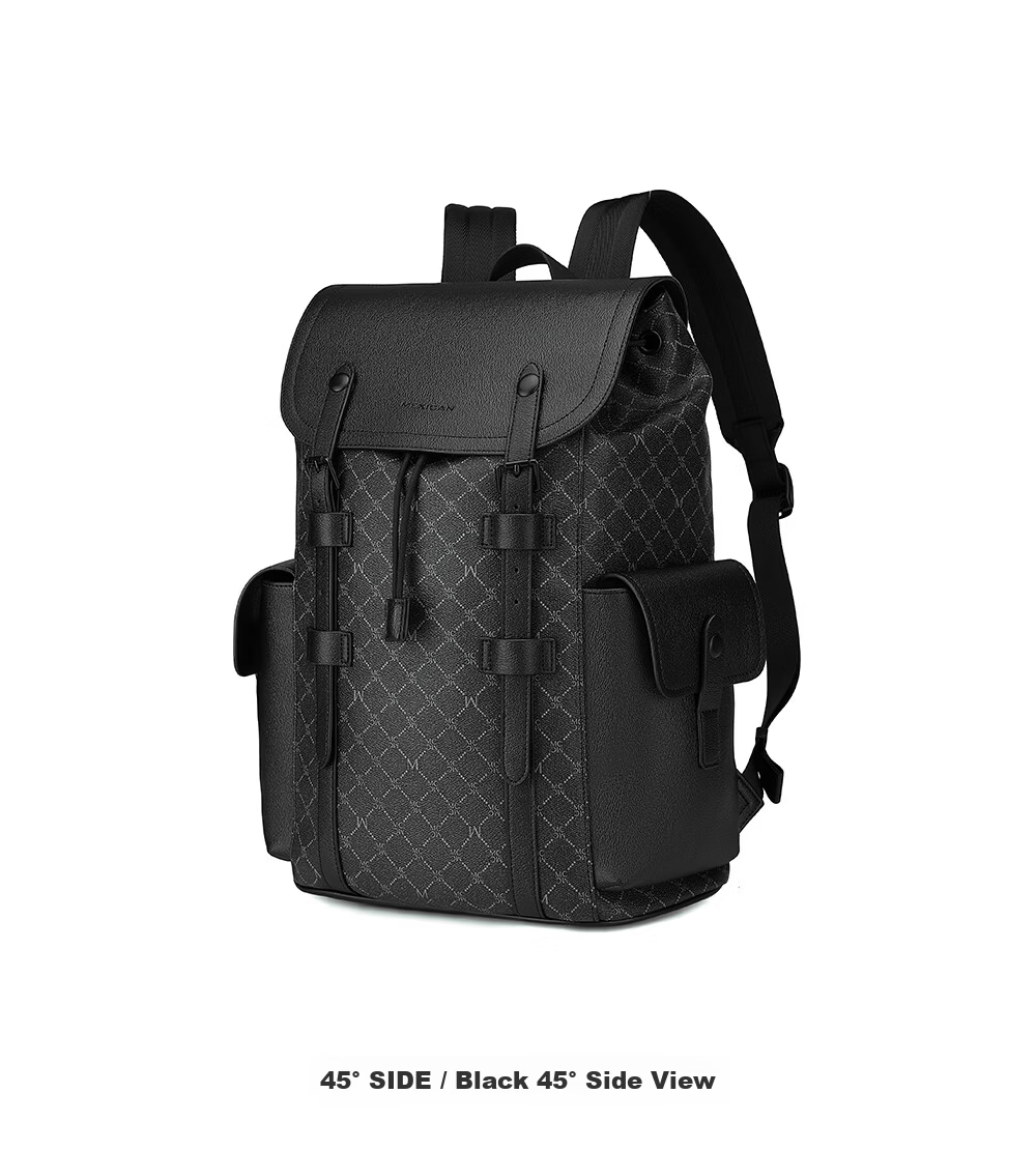 MEXICAN Men's Large Capacity Backpack Casual Travel Laptop Bag Business Lightweight Luxury High-End Stylish Tourism Backpack 18