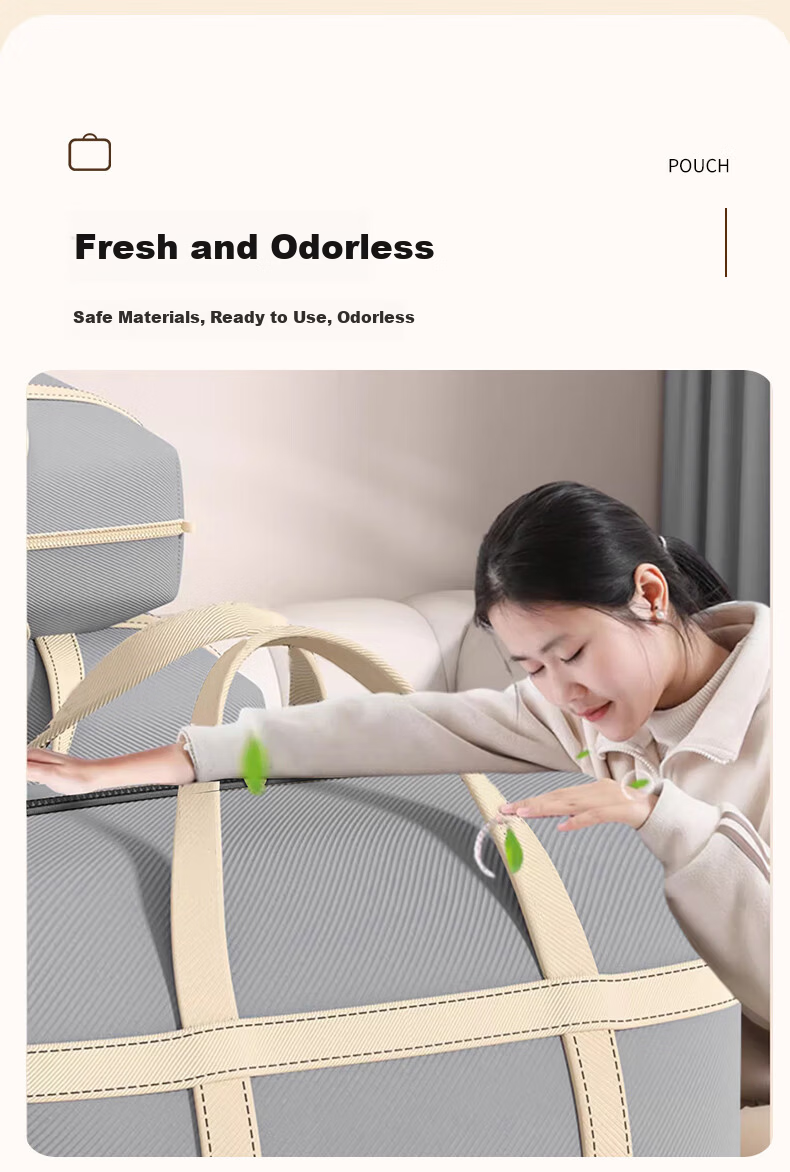 40,000 Kilometers Moving Packing Bag Non-Woven Fabric Extra Large Capacity Clothes Quilt Storage Bag Clothing Cotton Quilt Luggage Organizer Bag 5
