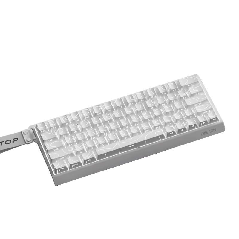EWEADN DK63 Mechanical Gaming Keyboard Hot-Swappable Wired Customizable 63-Key Layout Side-Printed High-Quality Desktop Office