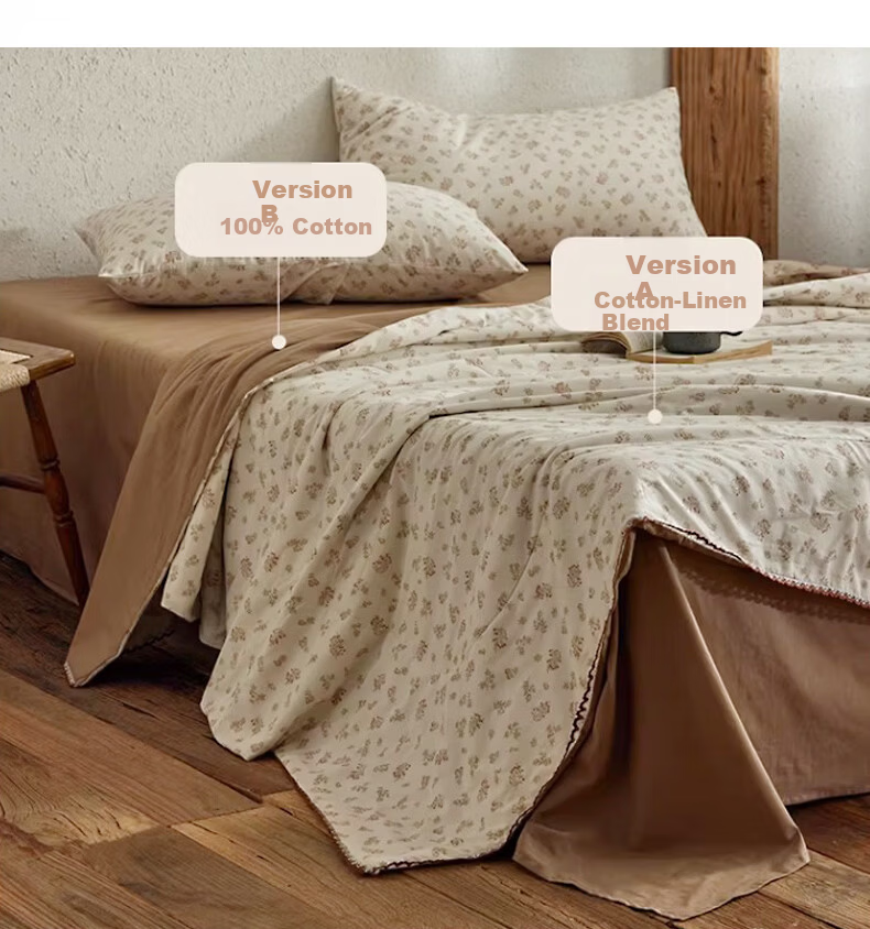 MUJI Class A 100% Cotton Linen Summer Quilt 200x230cm 2