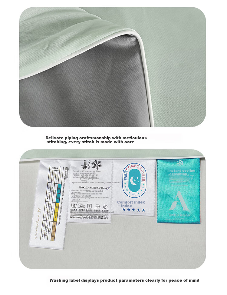 Miiow Cat Class A Cooling Air Conditioning Quilt Summer Thin Washable Cooling Blanket 2.0m*2.3m Cooling Value 0.29 15