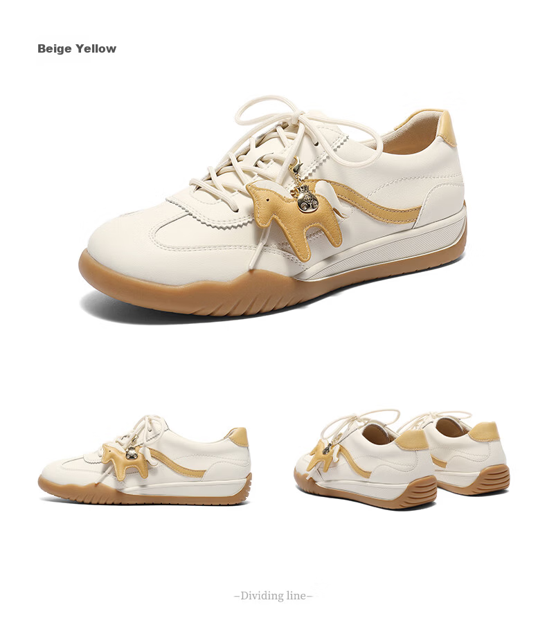 Senda Guo Yuxin Same Style Little Pony Training Shoes Women 2026 Spring New Ma Shang You Qian Agan Sneakers 4NRD5 Brown Size 35 23