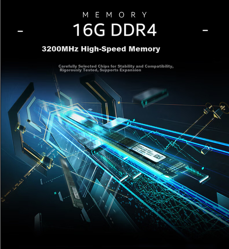 MACHENIKE Dawn High-Performance Gaming Desktop Computer (I7-14700KF, 32GB DDR5, 1TB SSD, RTX5070Ti, 360mm Liquid Cooling) 11