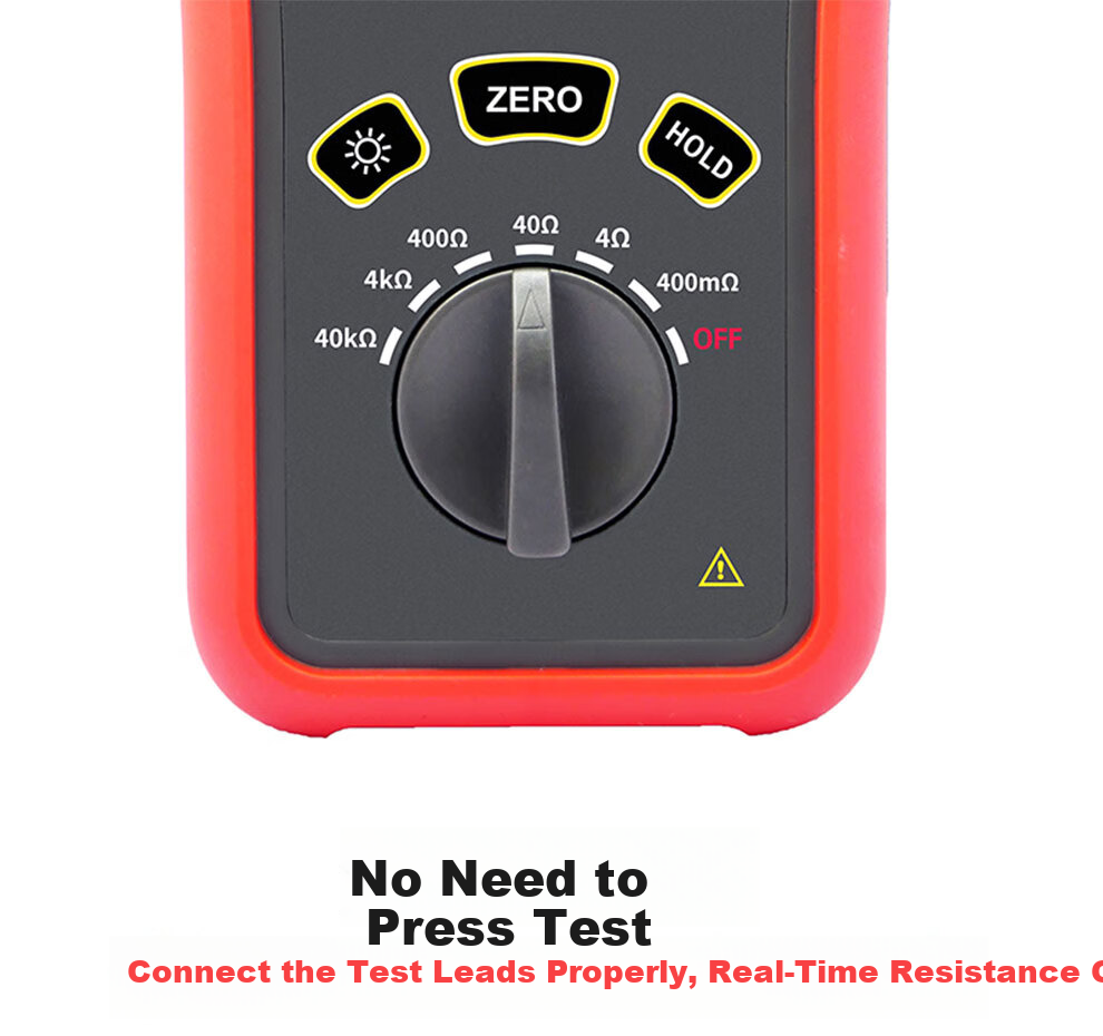 Irith ETCR3630A DC Low Resistance Tester Digital Milliohm Meter Contact Resistance Detector High Precision 4
