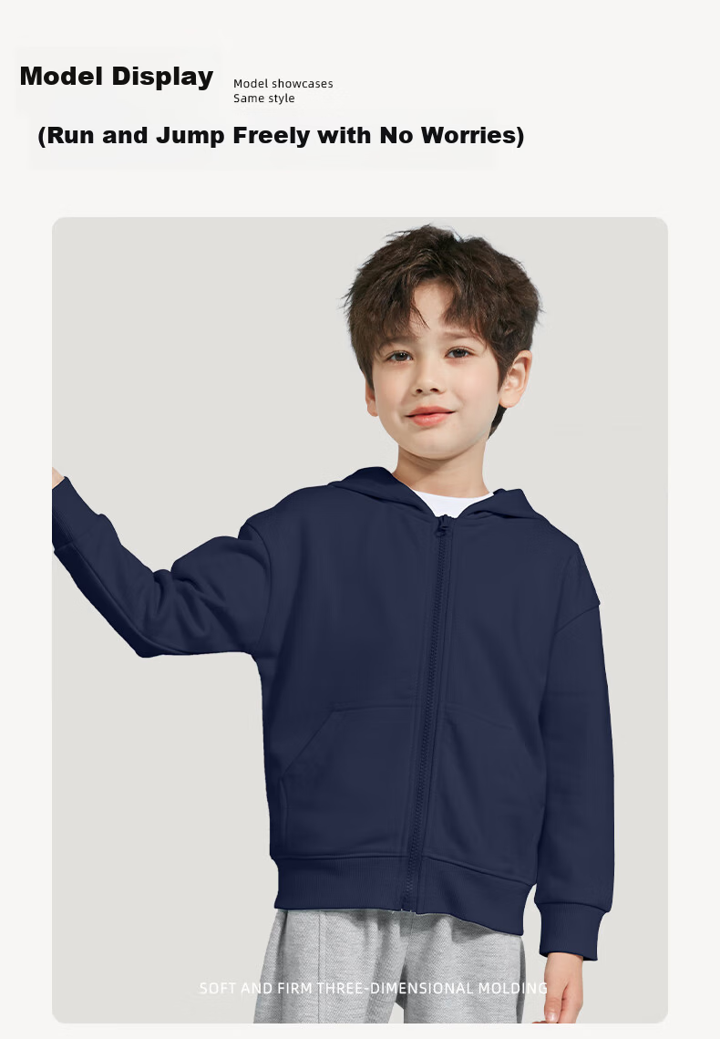 Jeanswest Kids Spring 2025 Boys Sports Set Casual Loose Two-Piece Hoodie Jacket for Older Boys 8