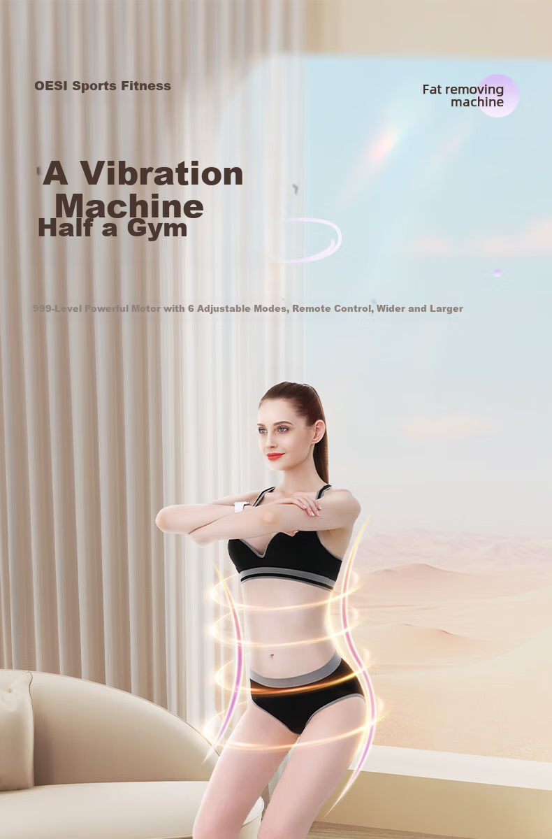 OES Fat Shaking Machine Full Body Vibration Rhythm Slimming Lazy Fitness Equipment for Abdomen and Belly 1